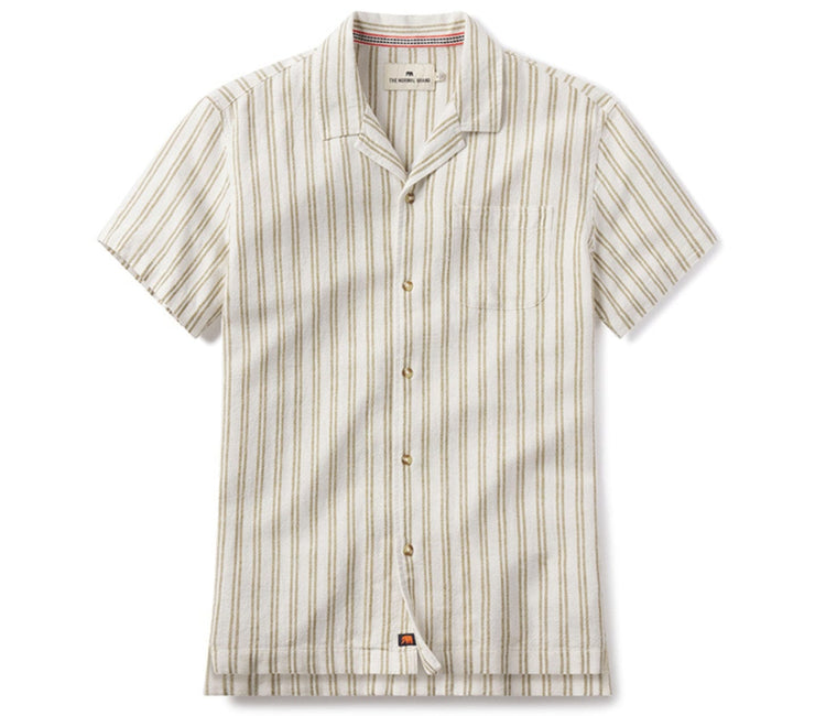 Freshwater Camp Shirt - Agave Stripe