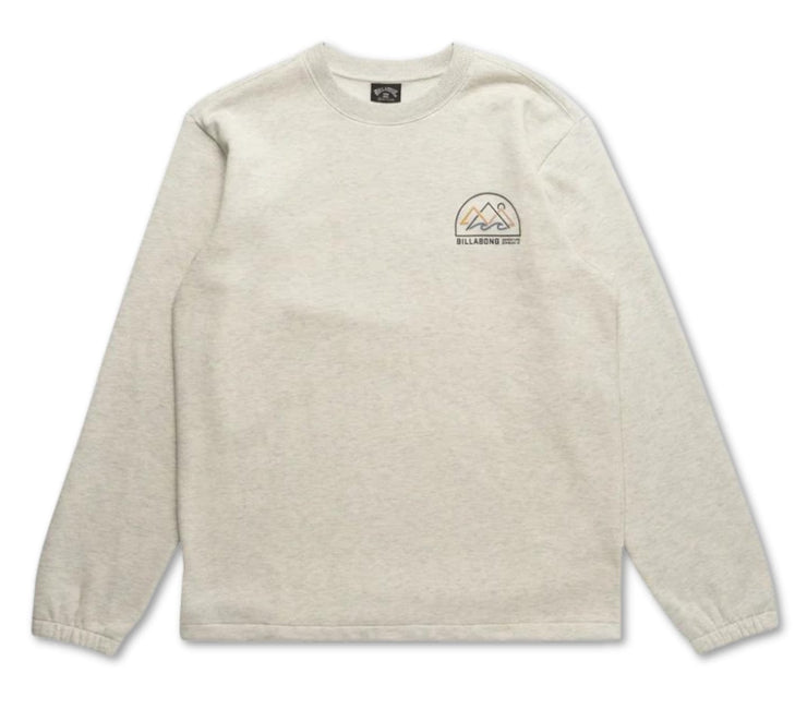 Compass Fleece Crew - Oatmeal Heather