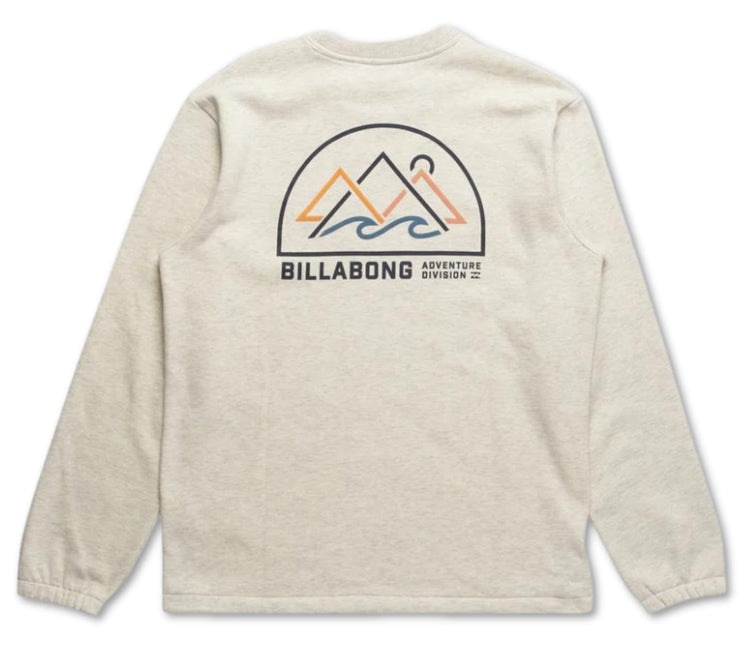 Compass Fleece Crew - Oatmeal Heather