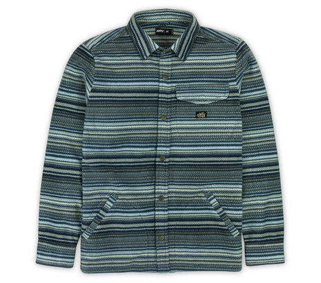 Concordia Fleece Shirt Jacket - Blue