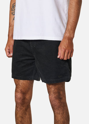 Ward Corduroy Short 6.5" - Black Wash