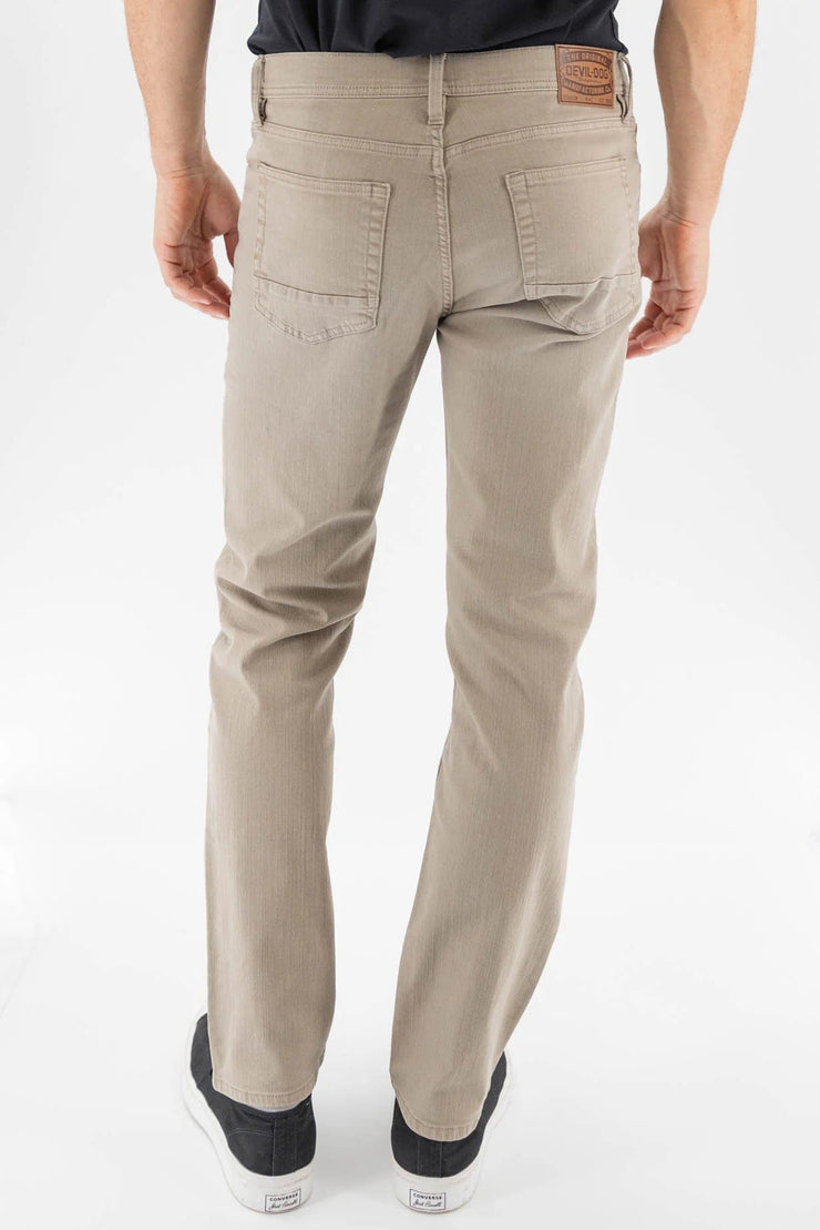 Devil Dog Stretch Denim - Khaki