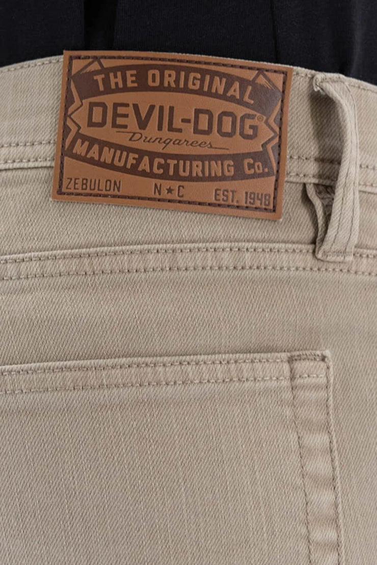 Devil Dog Stretch Denim - Khaki