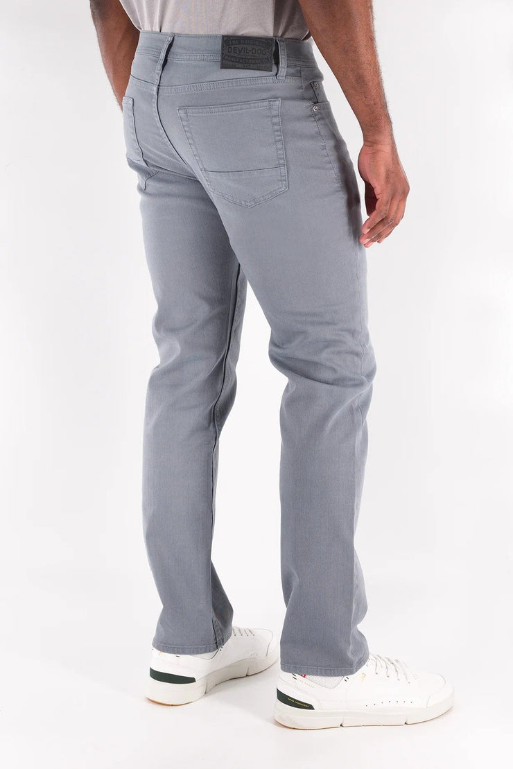 Devil Dog Stretch Denim - Grey