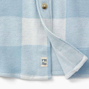 Dunewood Ultra Stretch Flannel - Light Blue Buffalo Check