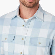 Dunewood Ultra Stretch Flannel - Light Blue Buffalo Check