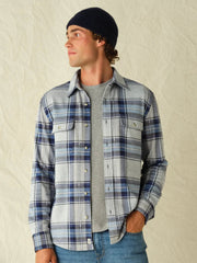 Dunewood Ultra Stretch Flannel - Big Surf Blue Plaid