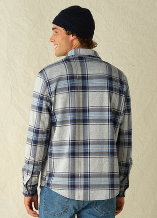 Dunewood Ultra Stretch Flannel - Big Surf Blue Plaid