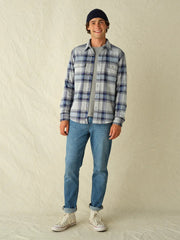 Dunewood Ultra Stretch Flannel - Big Surf Blue Plaid