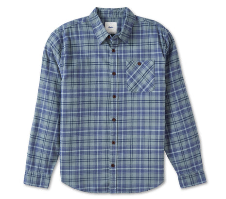 Derek Flannel - Dusty Blue