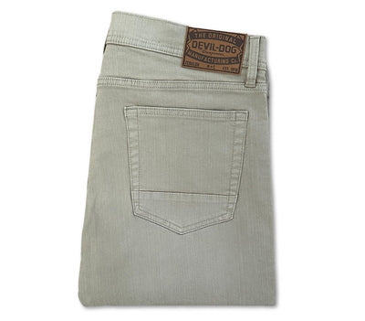 Devil Dog Stretch Denim - Khaki