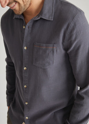 Stretch Selvage LS Shirt - India Ink