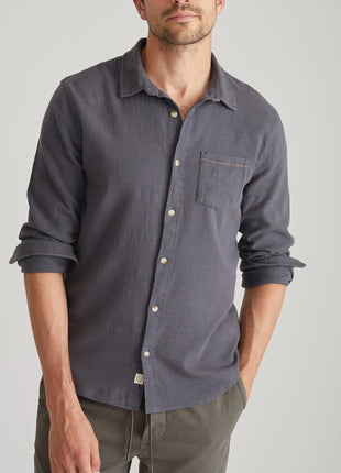 Stretch Selvage LS Shirt - India Ink