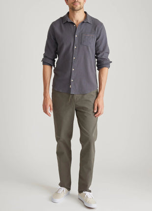 Stretch Selvage LS Shirt - India Ink