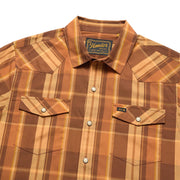 H Bar B Snap Shirt - Adobe Plaid