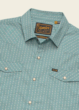 H Bar B Snap Shirt - Smoke Blue