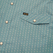 H Bar B Snap Shirt - Smoke Blue