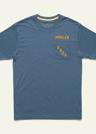 Prickly Pear Pocket T-Shirt - Blue Horizon