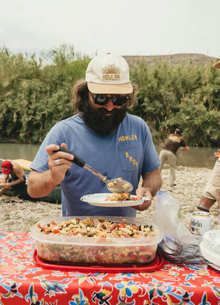 Prickly Pear Pocket T-Shirt - Blue Horizon