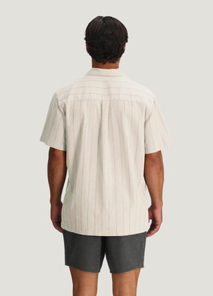 Sullivan Camp Shirt - Sea Salt Stripe
