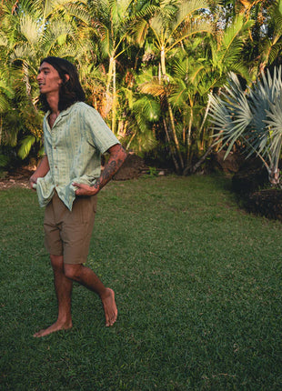 Gonzo Woven Shirt - Dusty Green