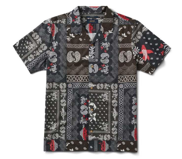 Gonzo Camp Collar Shirt - Hachimaki Black