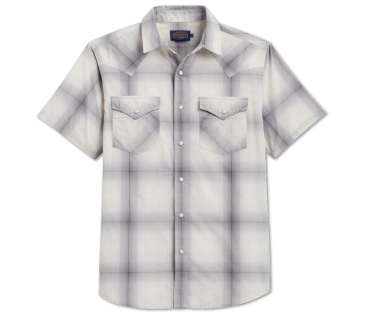 Frontier Snap Shirt - Grey Ombre