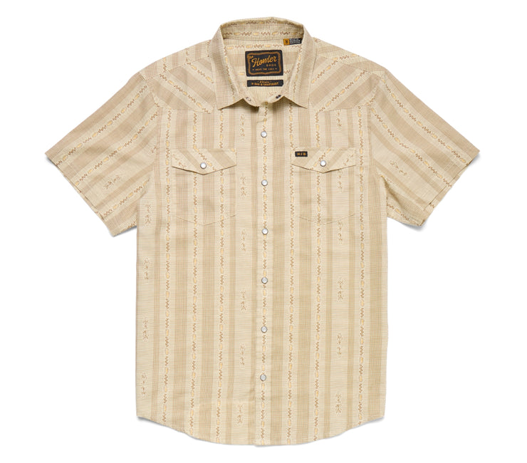 H Bar B Snap Shirt - Prairie Dust