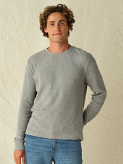 Hudson Waffle Crew - Heather Grey