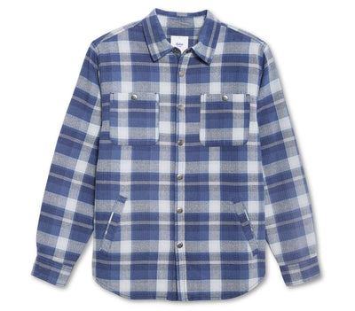 Harold Shirt Jacket - Washed Blue