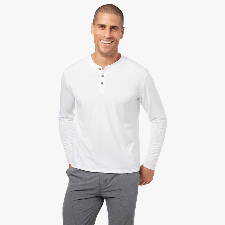 The SeaBreeze Henley - White