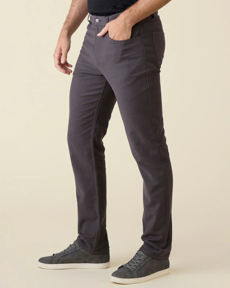 Holden Stretch Knit Pant - Charcoal