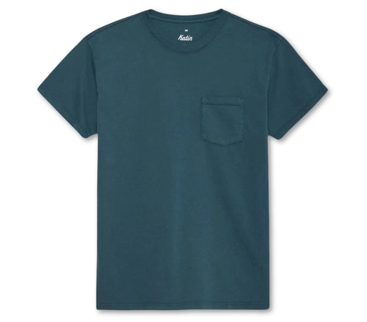 Base Pocket Tee - Hydro Blue