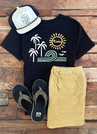 Ecology Tee - Polar Navy