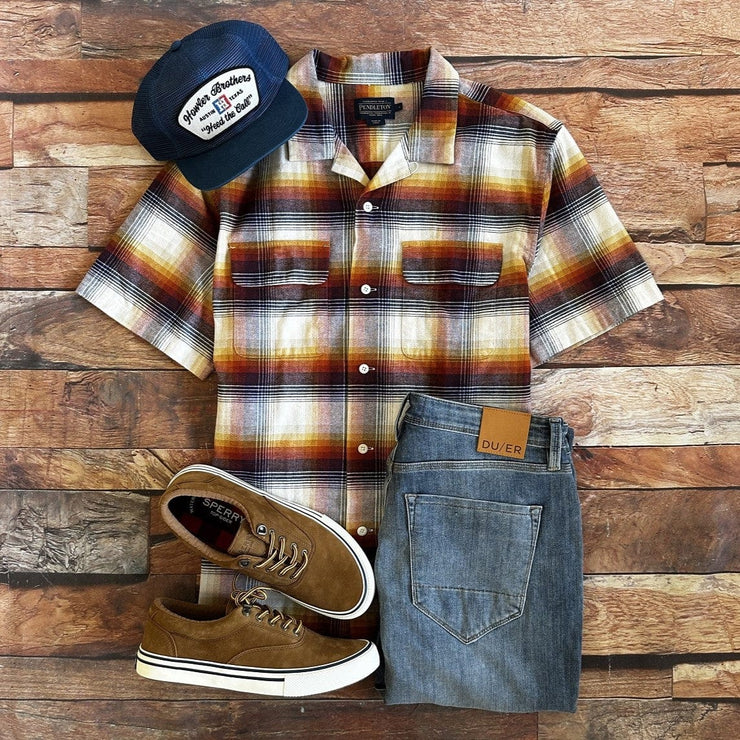 Baja Board Shirt - Sunset Plaid