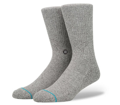 Icon Classic Crew Socks - Grey