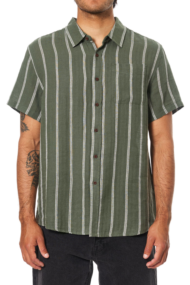 The Alan Shirt - Thyme Green
