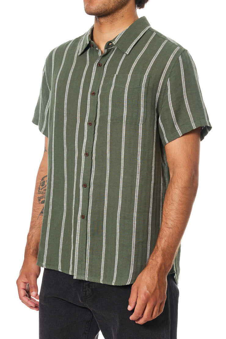 The Alan Shirt - Thyme Green