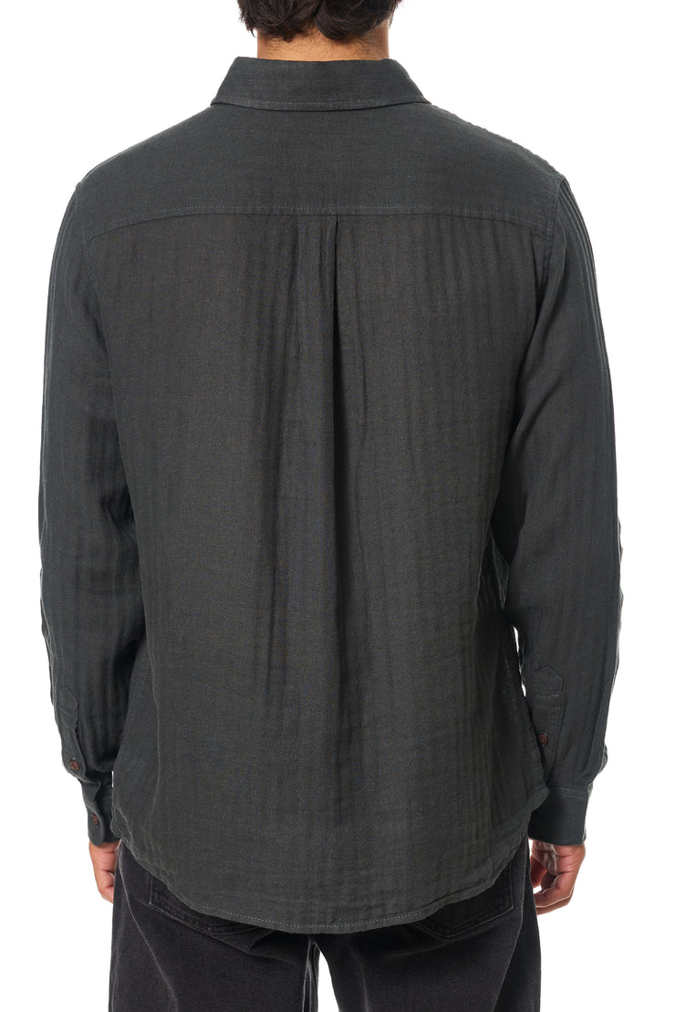 The Alan LS Shirt - Black Wash