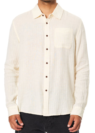 The Alan LS Shirt - Vintage White
