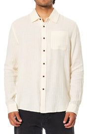 The Alan LS Shirt - Vintage White