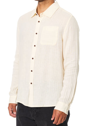 The Alan LS Shirt - Vintage White