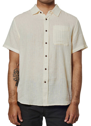 The Alan Solid Shirt - Vintage White