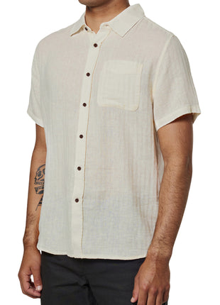 The Alan Solid Shirt - Vintage White