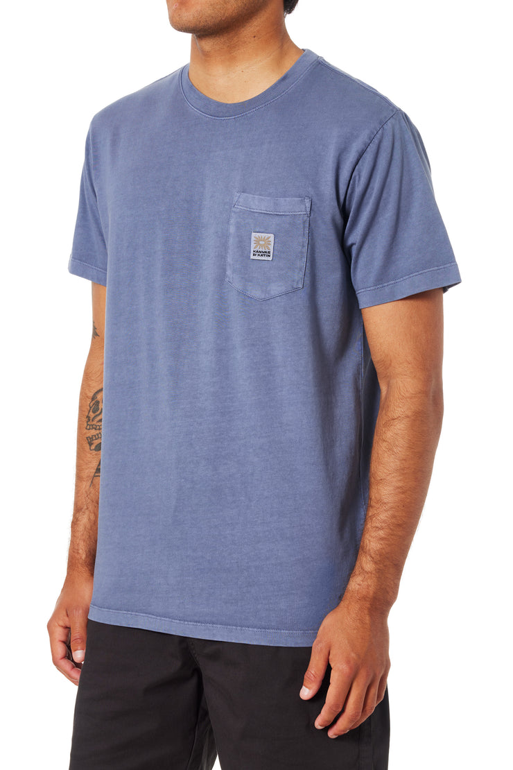 Anemone Pocket Tee - Blue