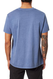 Base Pocket Tee - Blue Pigment Dye