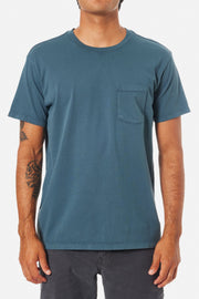 Base Pocket Tee - Hydro Blue