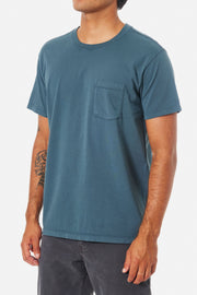 Base Pocket Tee - Hydro Blue