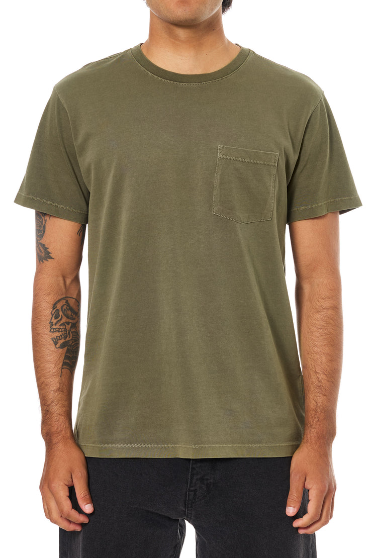 Base Pocket Tee - Shadow Green