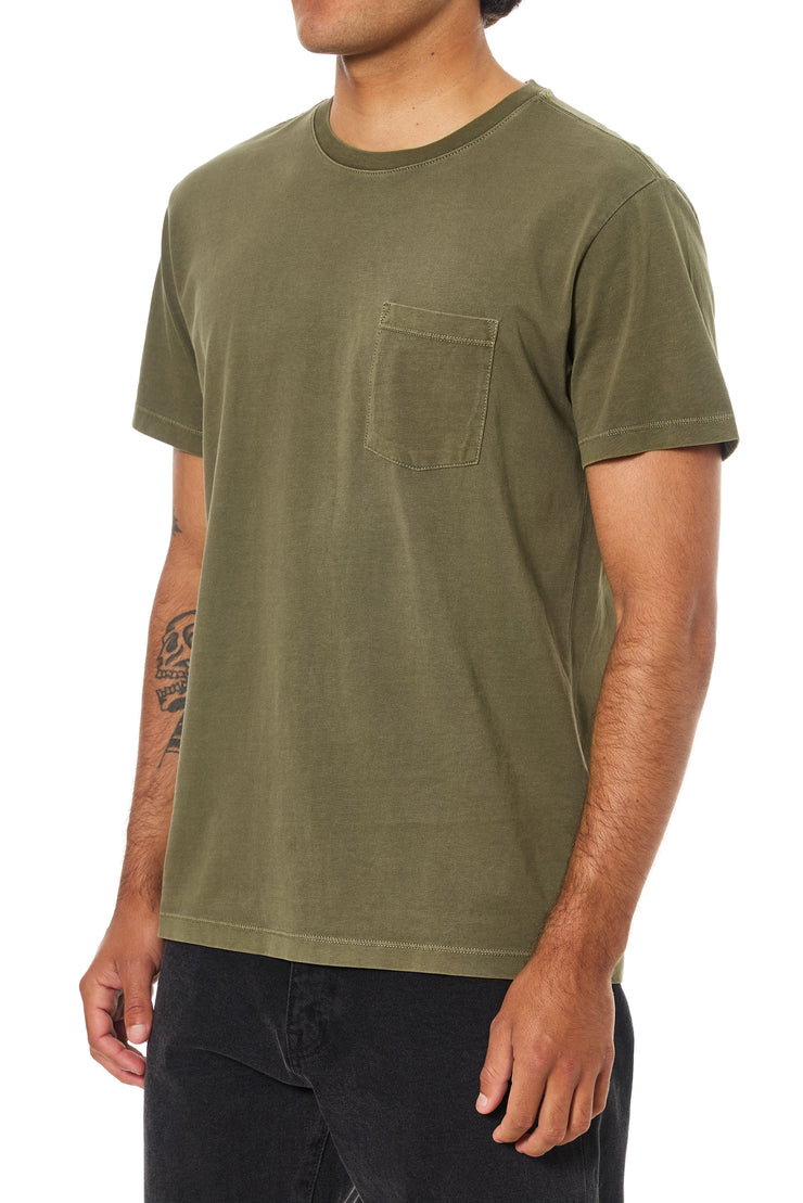 Base Pocket Tee - Shadow Green
